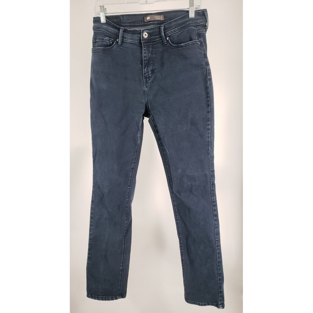 Levi's 512 Perfectly Slimming Skinny Jeans‎ Size 10 Women Blue Dark Wash Denim